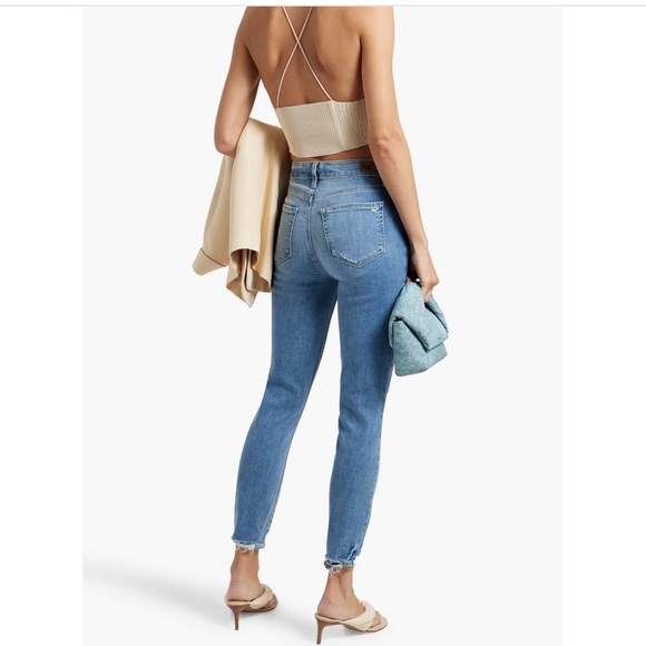 •Petite Paige denim Hoxton crop• - Picture 2 of 7